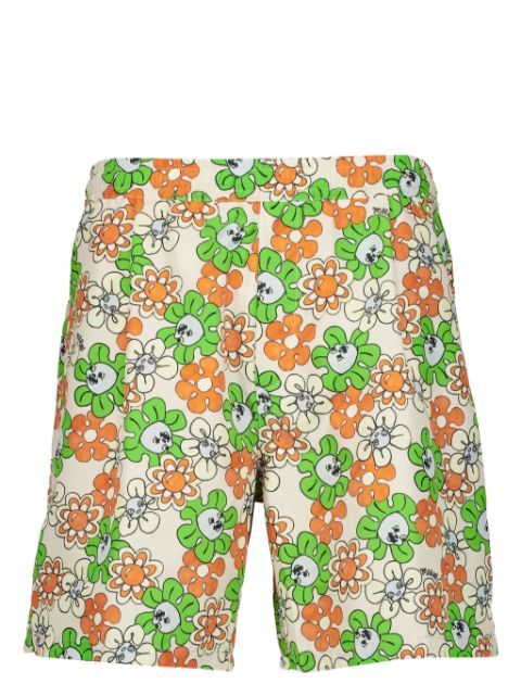 Marni floral graphic-print swim shorts Men