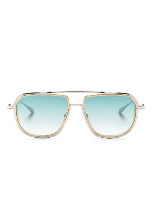 Dita Eyewear スクエアフレーム サングラス | ブラウン | FARFETCH JP