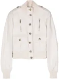 Gucci Pre-Owned 2000s leather jacket - White