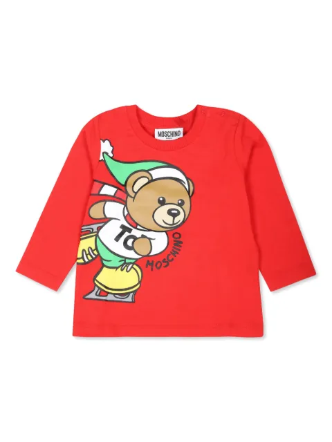 Moschino Kids Teddy Bear cotton T-shirt 