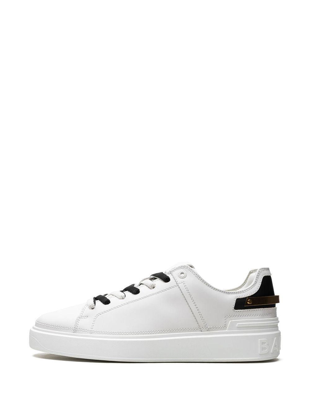 Balmain B-Court "Gold Strap" sneakers Wit