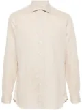 Lardini wingtip-collar shirt - Neutrals