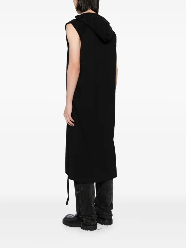 MM6 Maison Margiela パッチ フーデッドベスト | ブラック