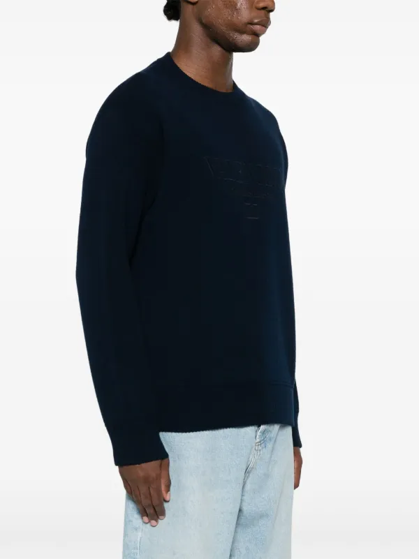 Valentino Garavani embroidered-logo Knitted Jumper | Blue