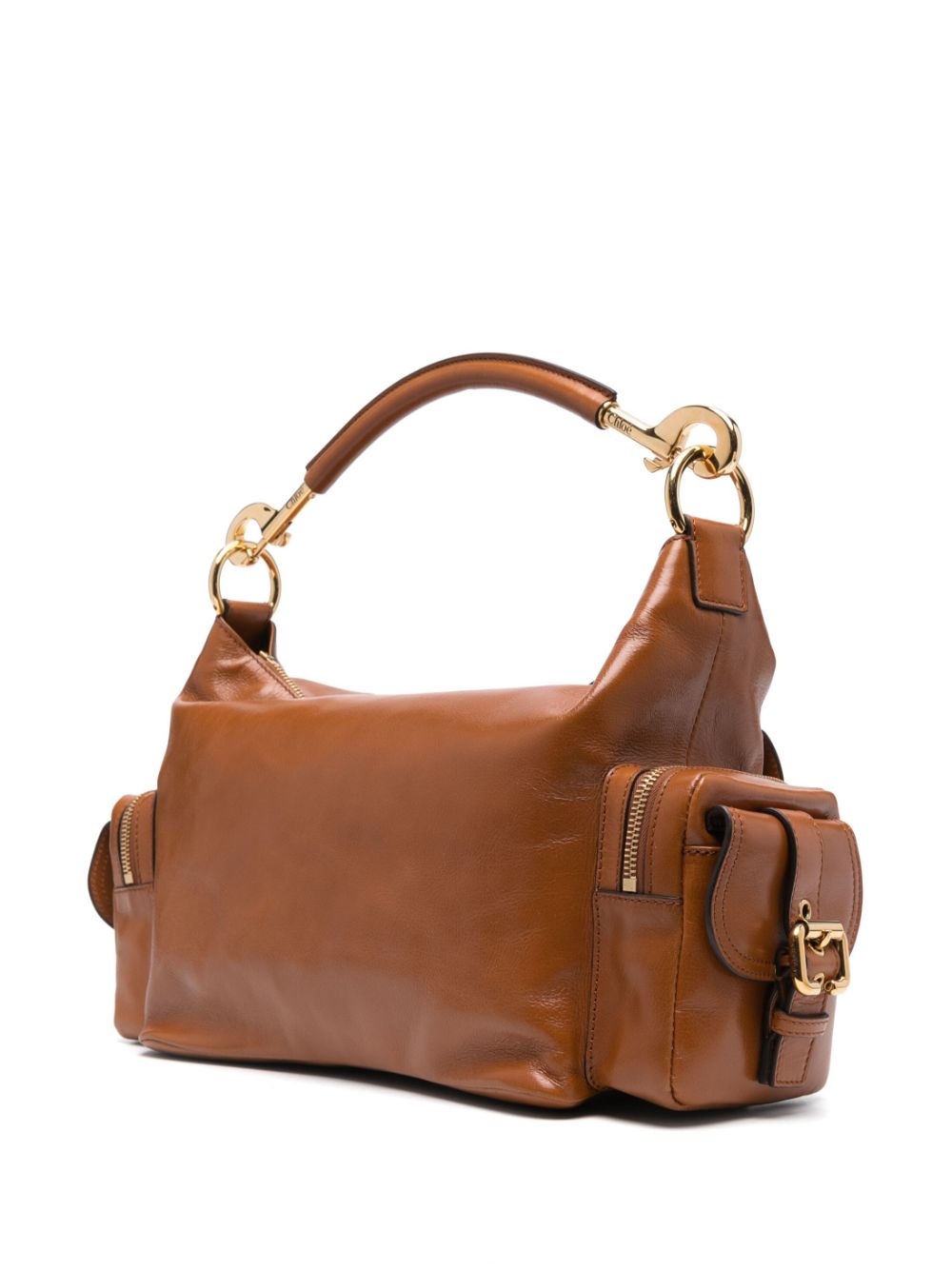 Shop Chloé Small Camera Shoulder Bag In Brown