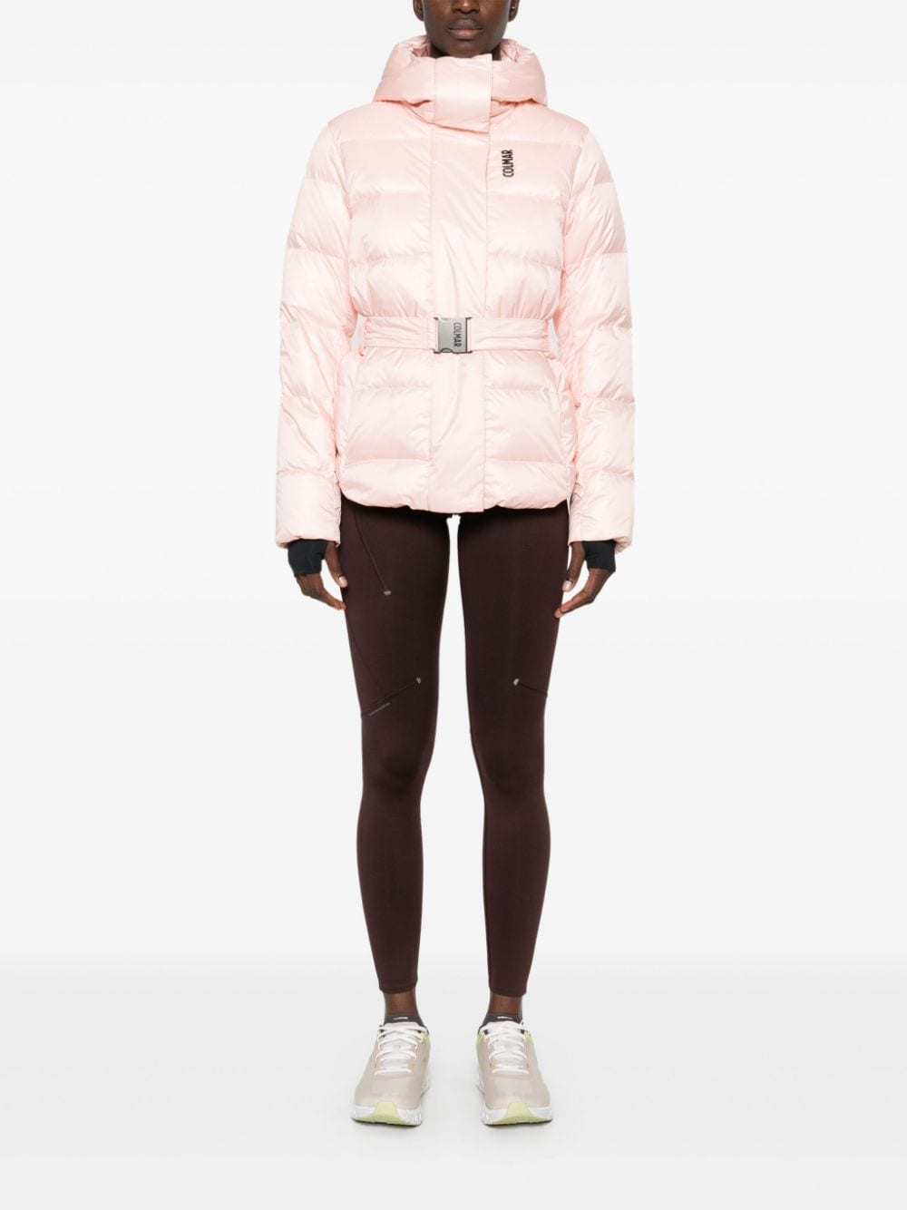 Colmar belted ski jacket - Roze