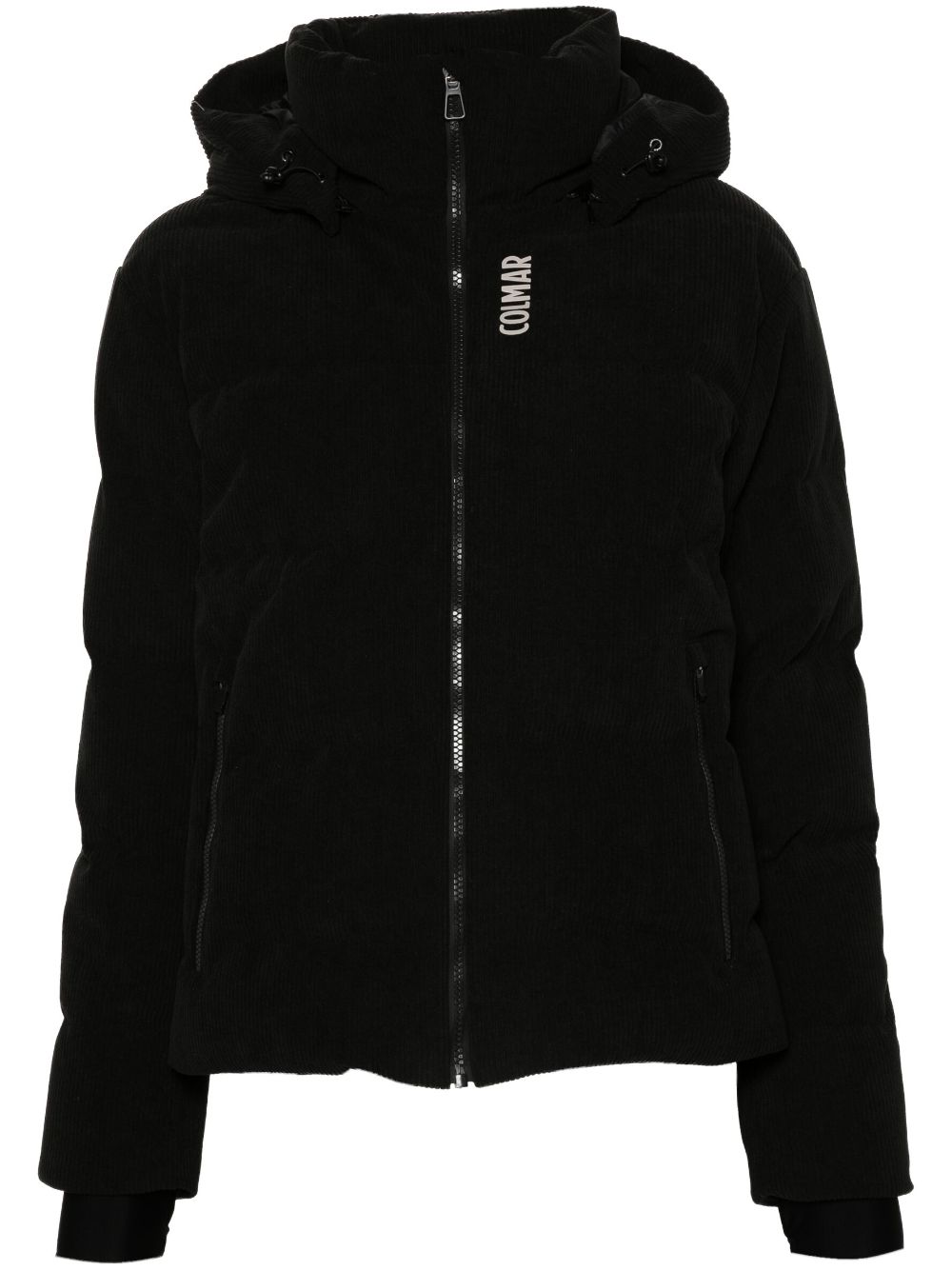 Shop Colmar Corduroy Ski Jacket In Black