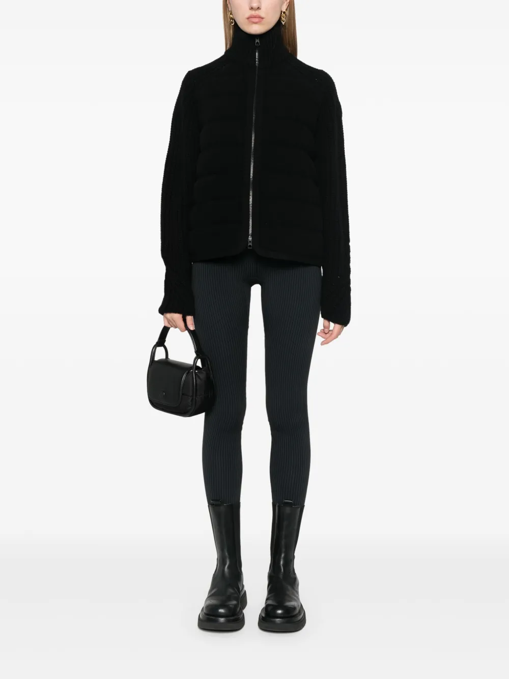 Moncler Tricot vest - Zwart