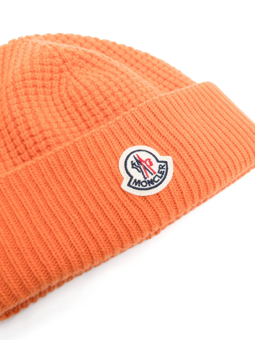 Moncler Muts met logopatch - Oranje