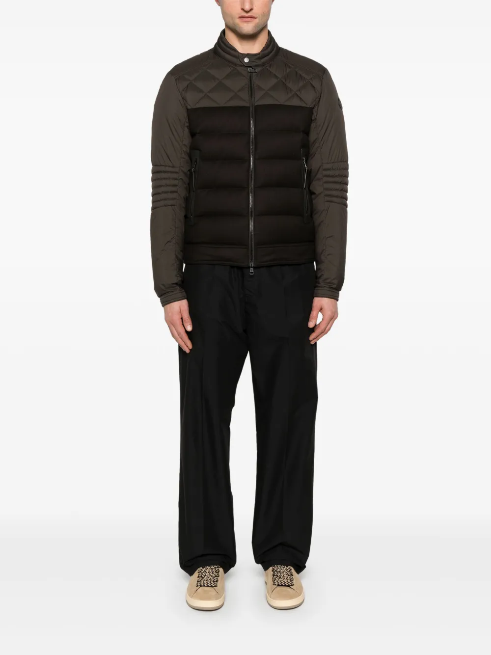 Moncler Tuena bikerjack - Bruin