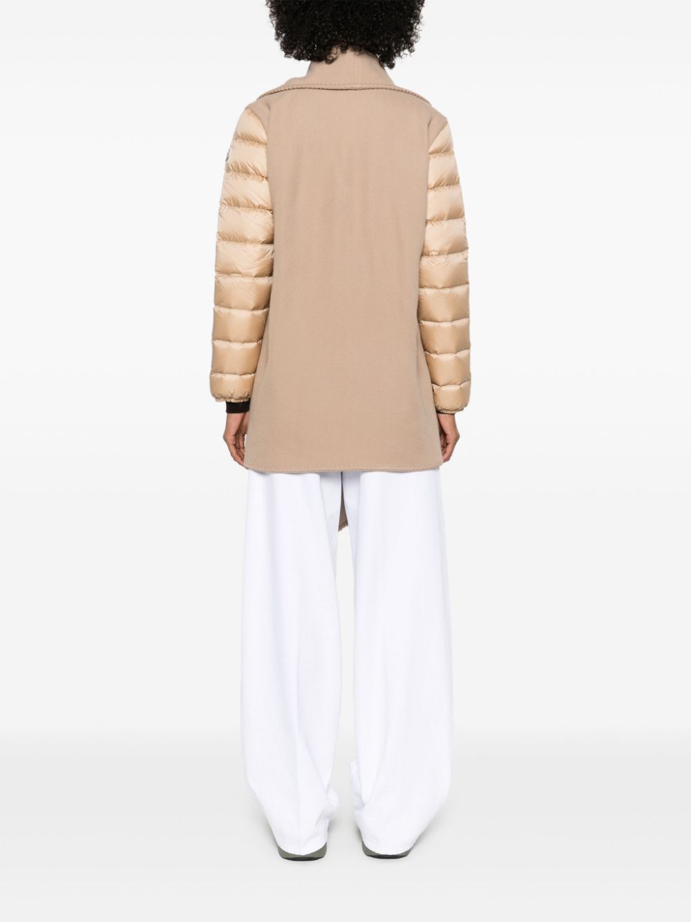 Moncler Cape met vlakken Bruin