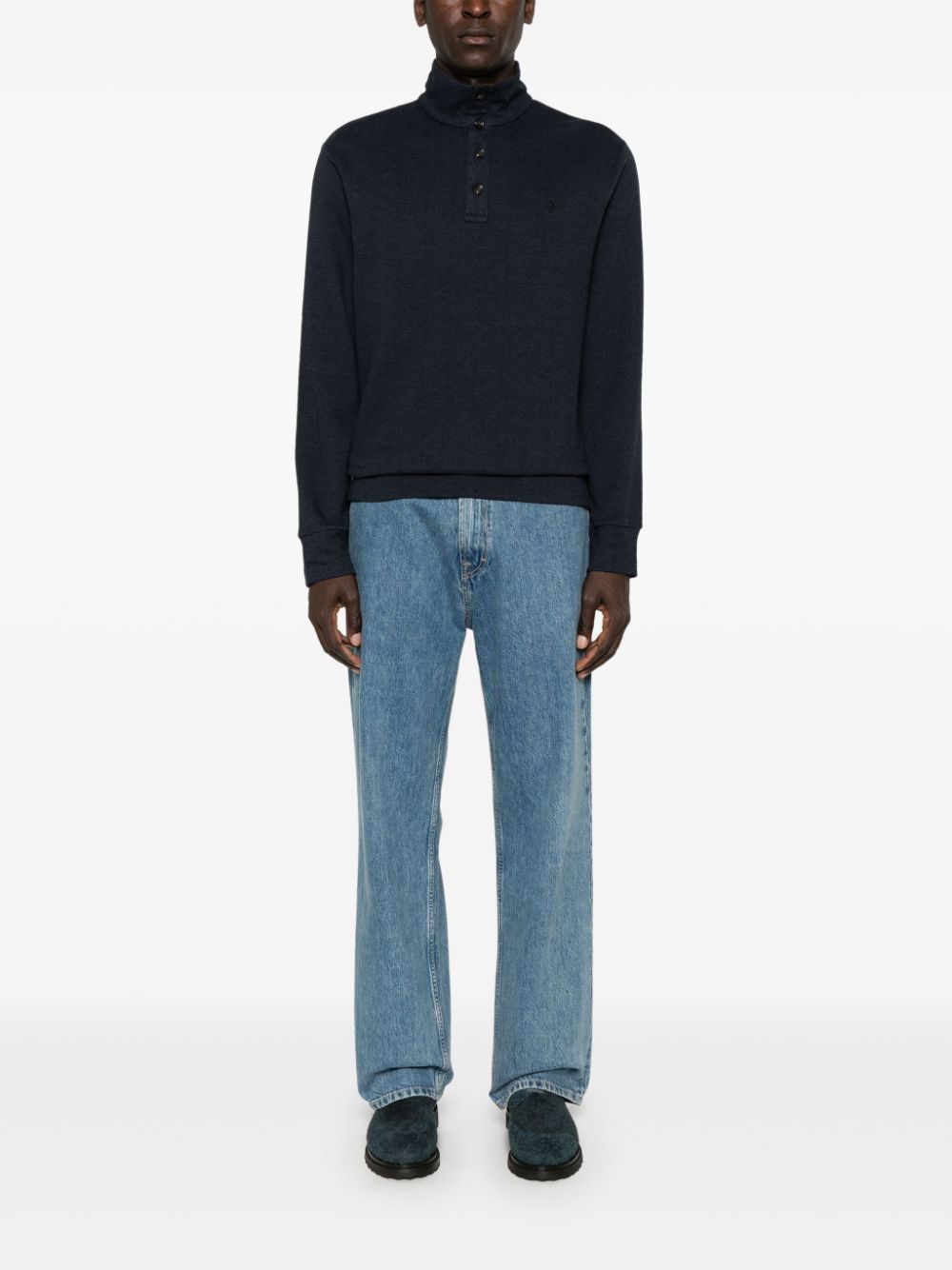 Polo Ralph Lauren herringbone sweatshirt - Blue