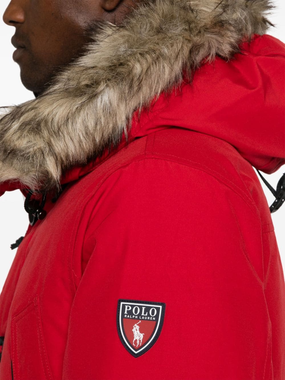 Shop Polo Ralph Lauren Annex Parka In Red