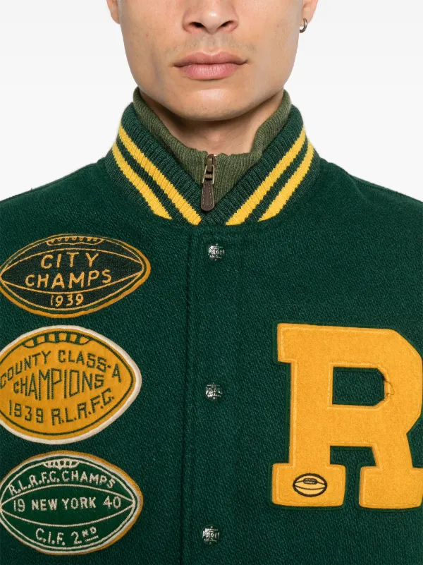 Polo ralph lauren letterman varsity jacket online