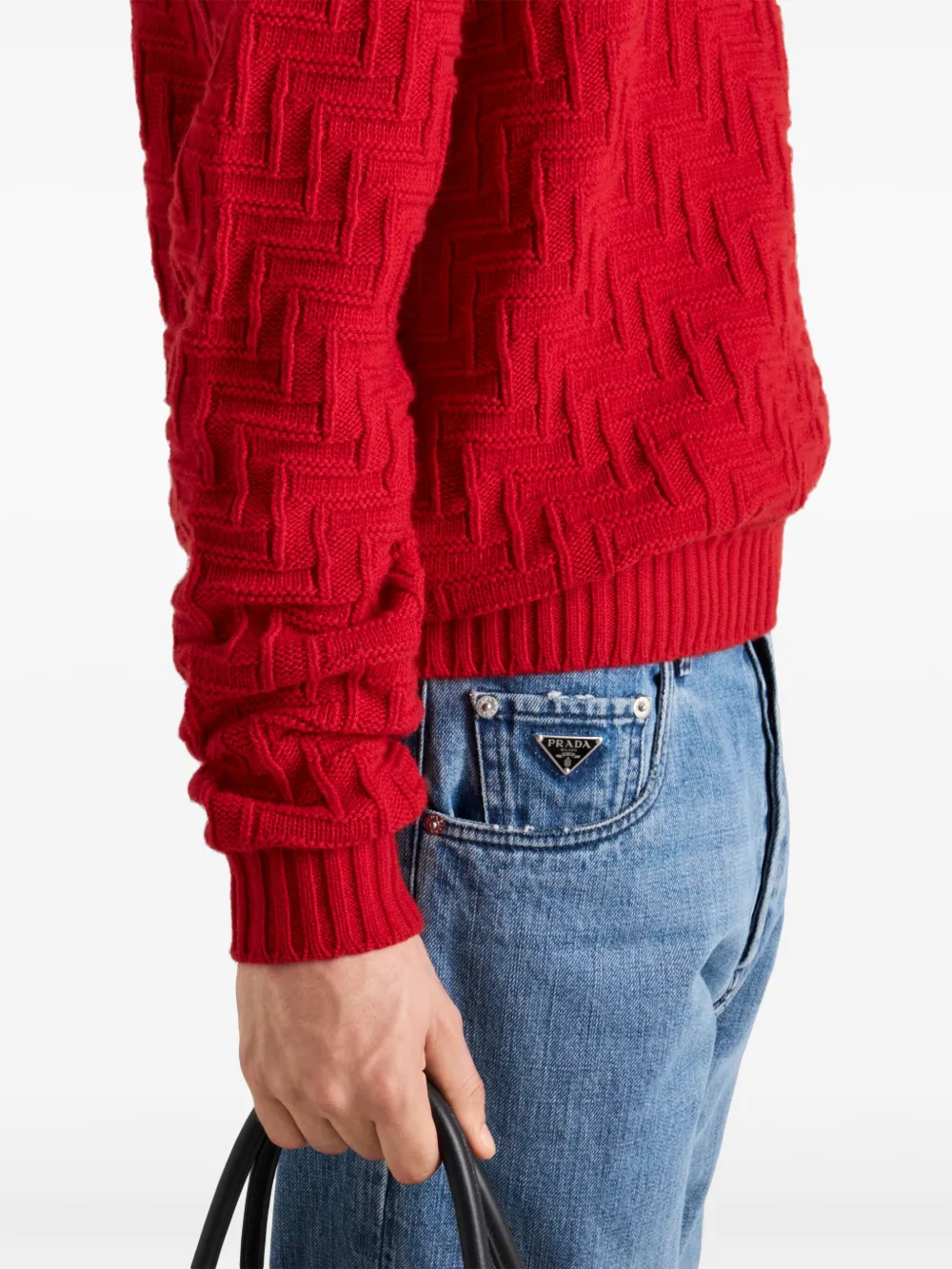 Prada Low waist jeans Blauw