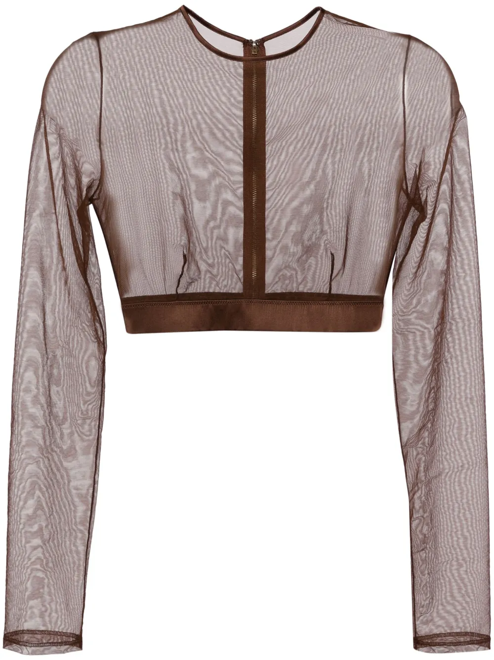 Illusion cropped top