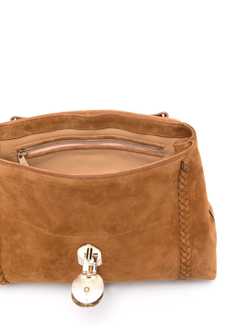 Shop Chloé Penelope Shoulder Bag In Brown