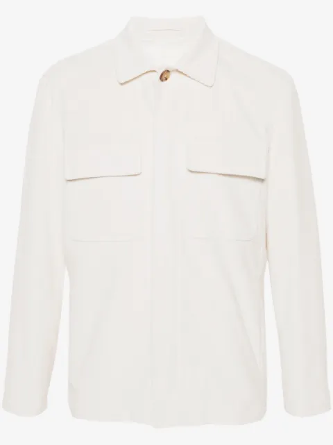 Lardini corduroy shirt jacket