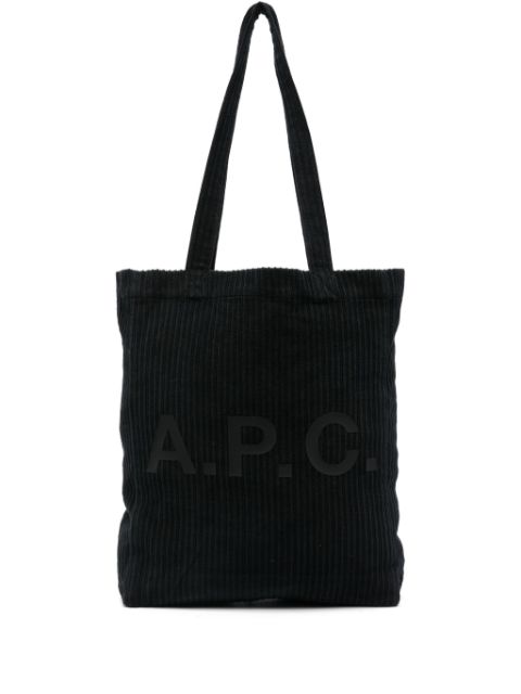 A.P.C. Lou corduroy tote bag Men