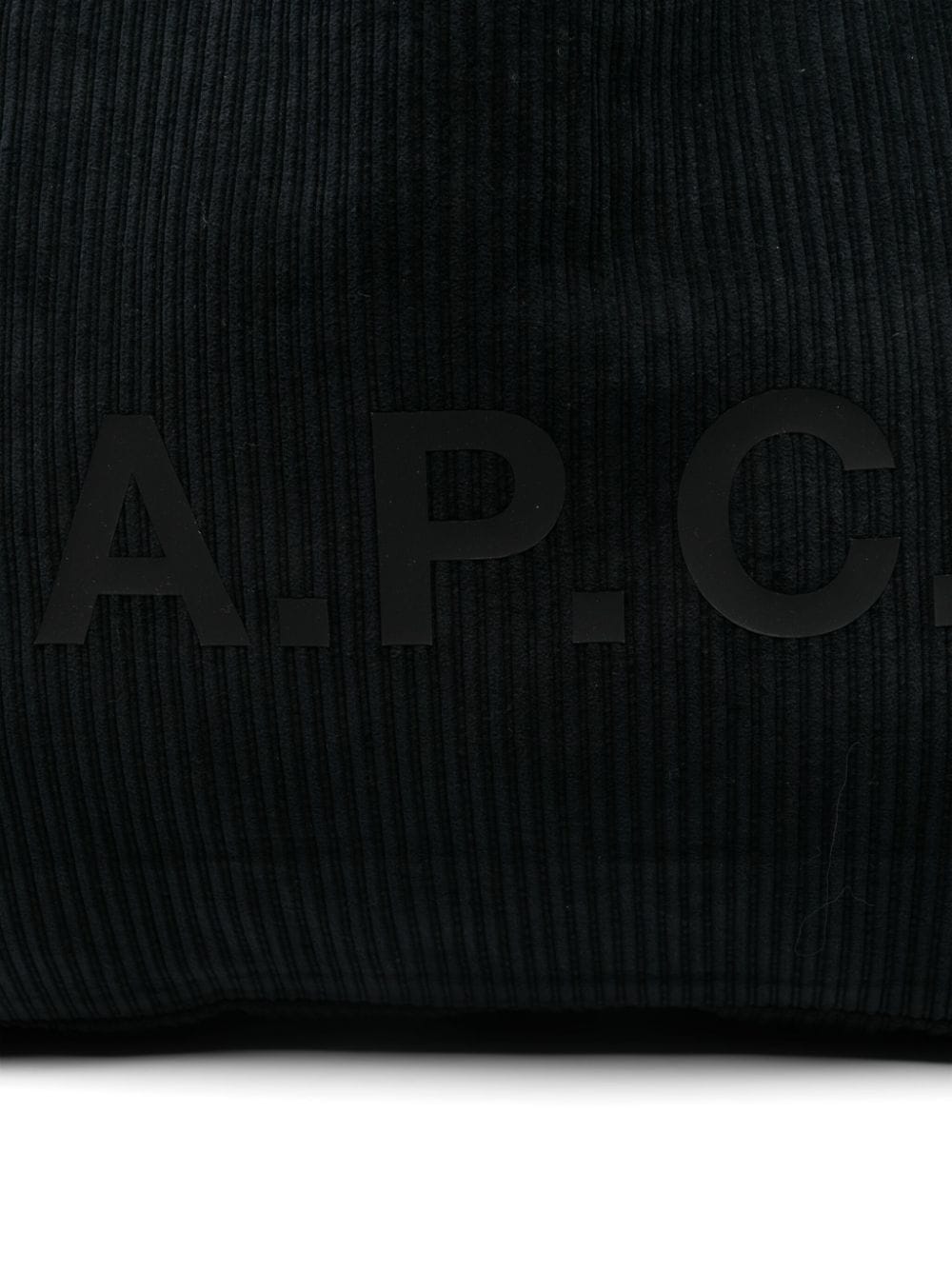 Shop Apc Diane Corduroy Shoulder Bag In Black