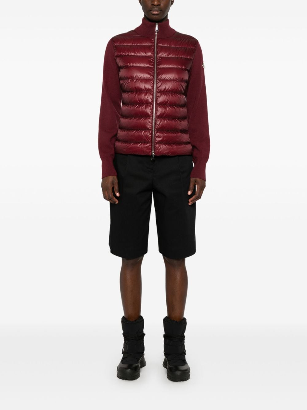 Moncler Jack met vlakken - Rood