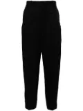 Elisabetta Franchi logo-jacquard trousers - Black