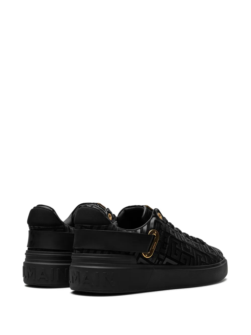 Balmain B-Court "Embossed Monogram" sneakers Black