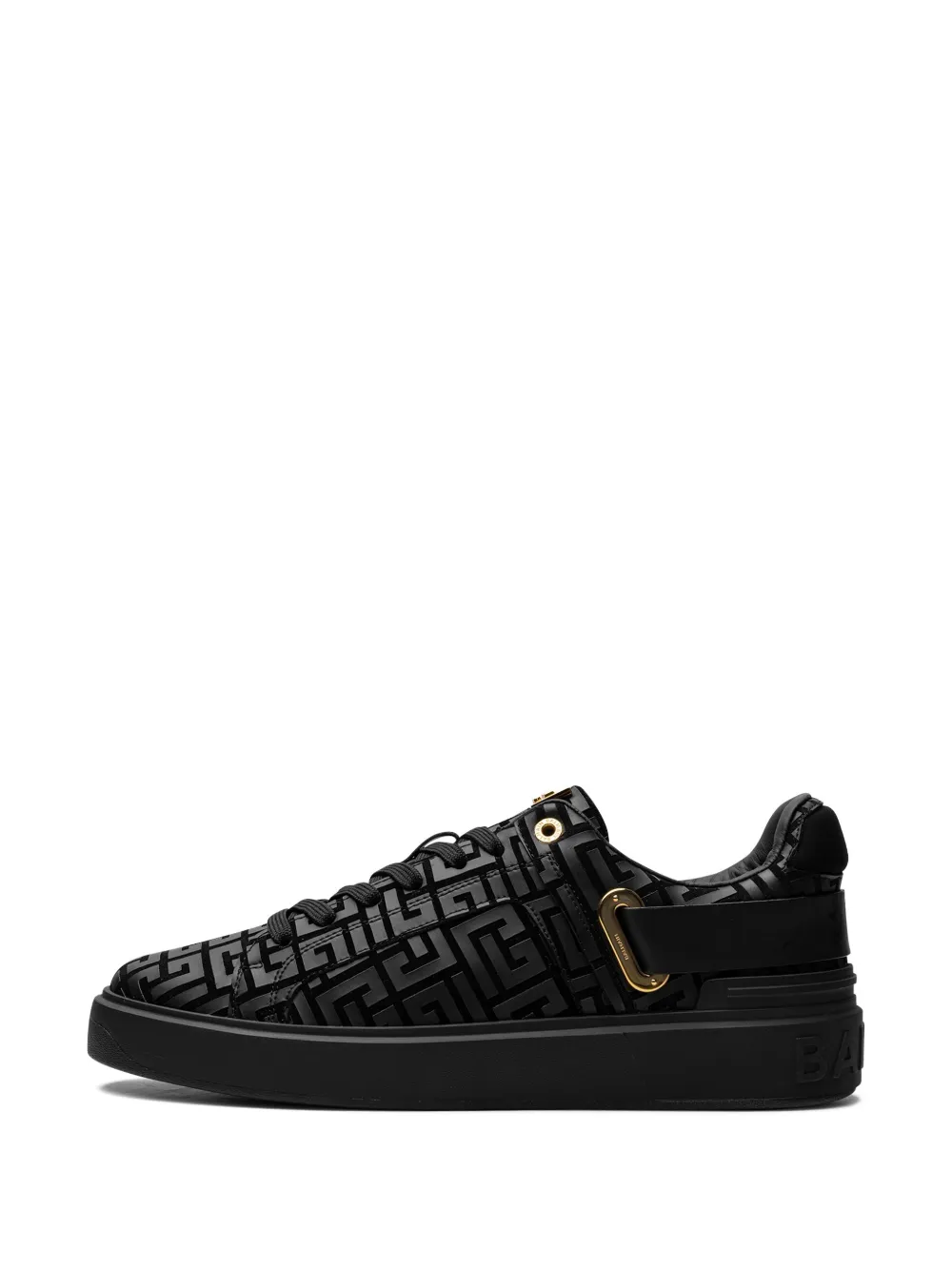 Balmain B-Court "Embossed Monogram" sneakers Black