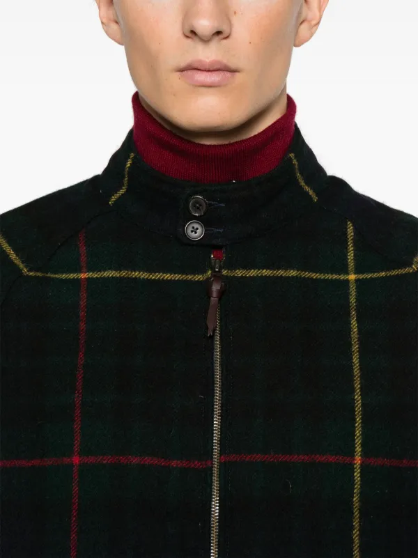 Ralph lauren plaid wool coat best sale