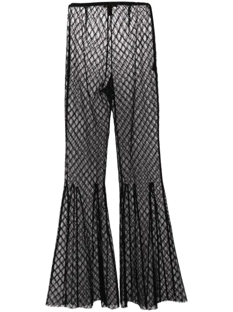 Kiki de Montparnasse fluted flared trousers