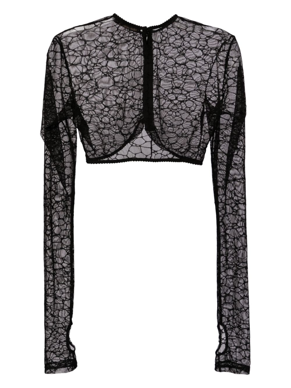 Kiki de Montparnasse Cropped top - Zwart