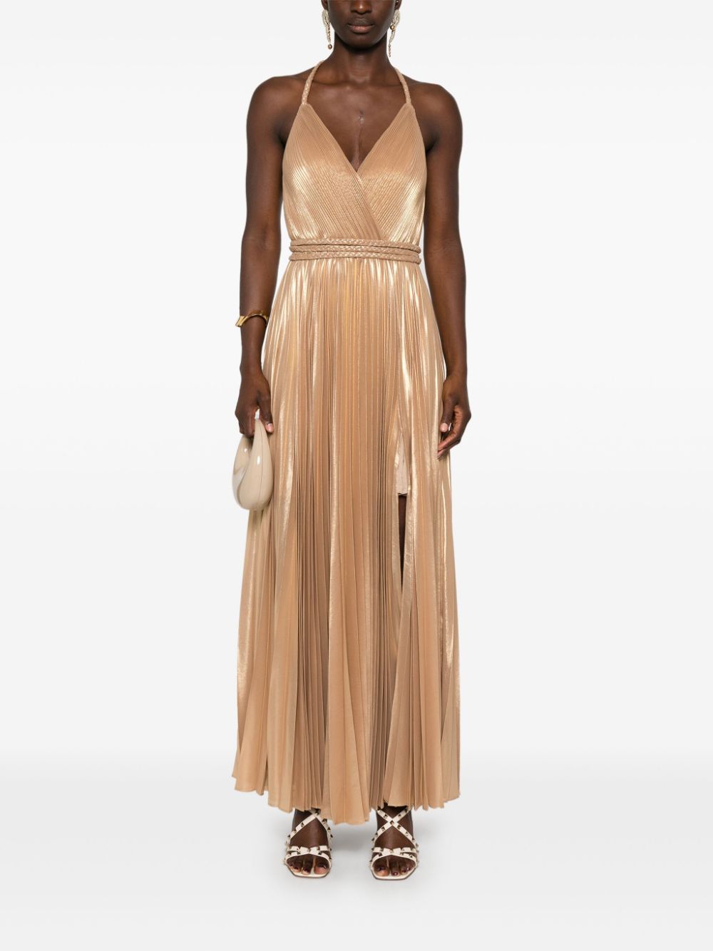 Alice + olivia Tresa maxi-jurk - Goud