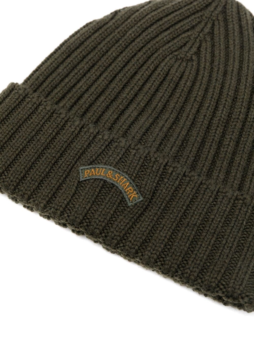 Shop Paul & Shark Logo-embroidered Beanie Hat In Green