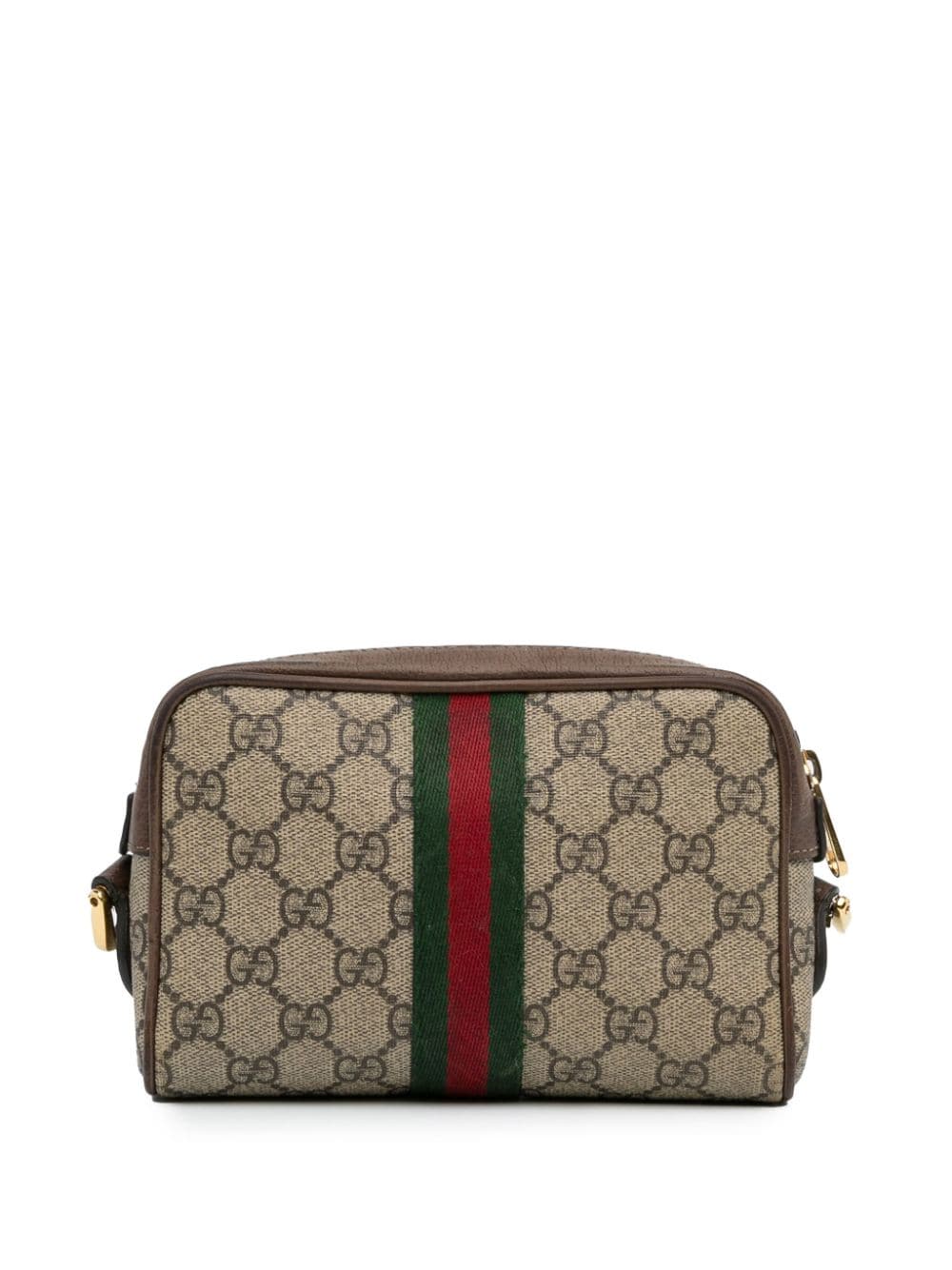 Gucci Pre-Owned 2000-2015 Mini GG Supreme Ophidia crossbody bag - Bruin