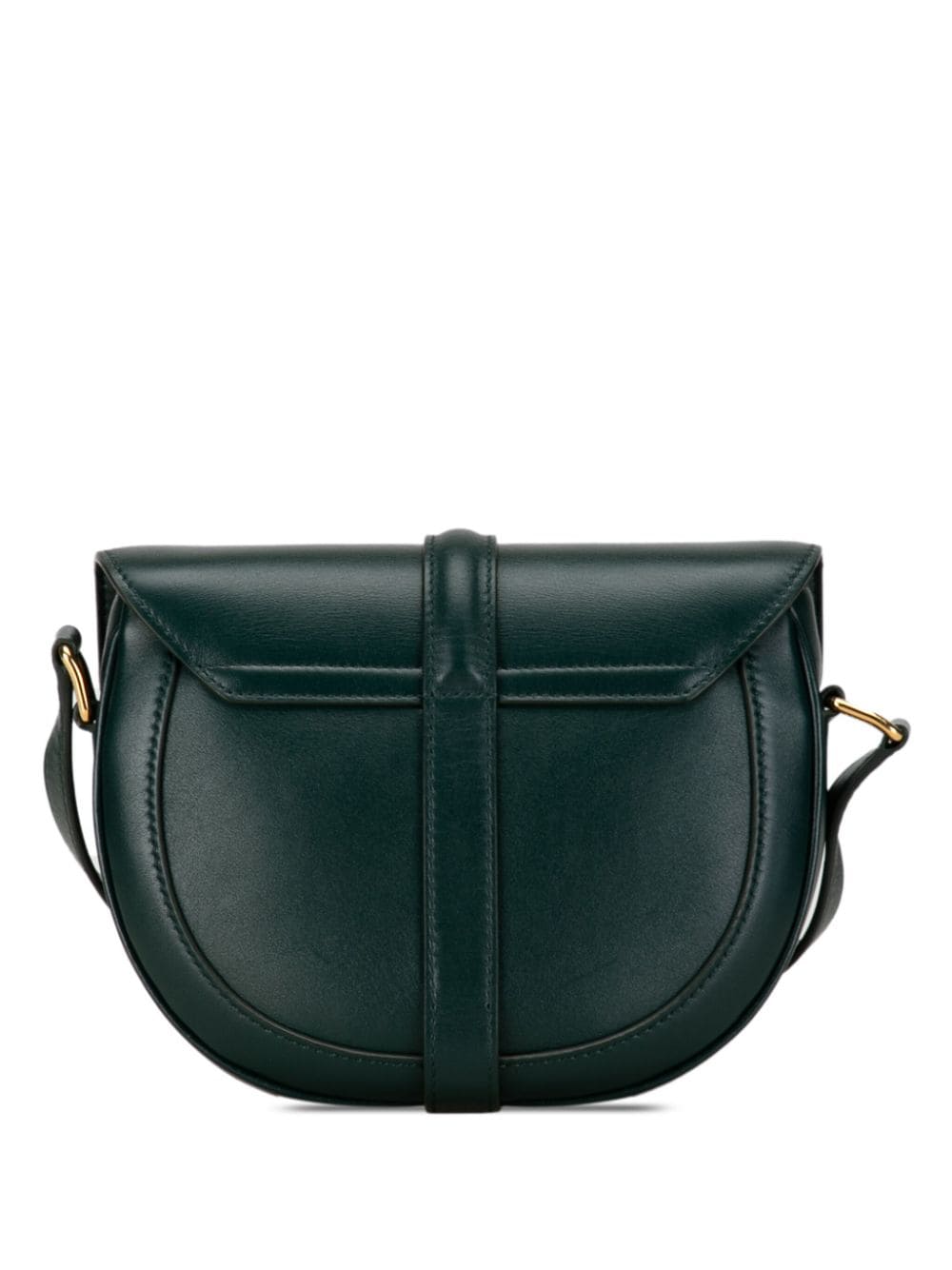 Céline Pre-Owned 2019 Small Leather Besace 16 crossbody bag - Groen