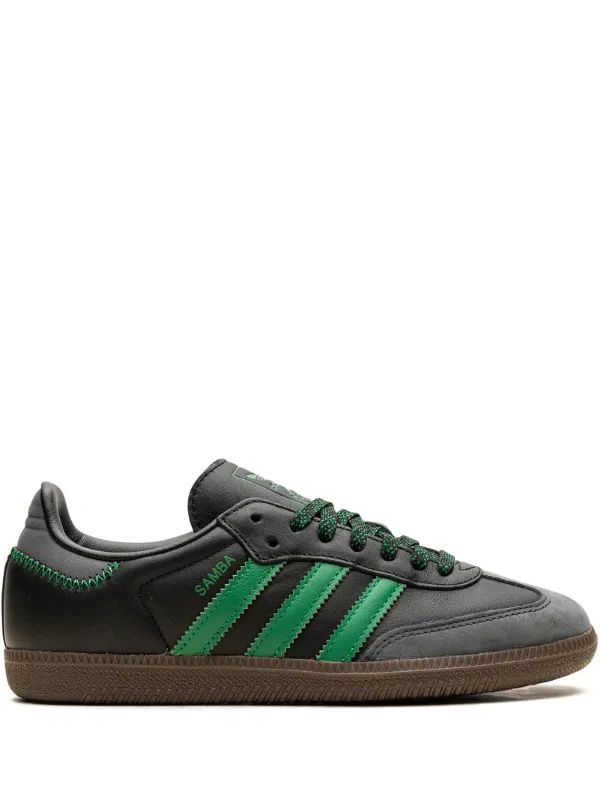 Green and black shoes on sale