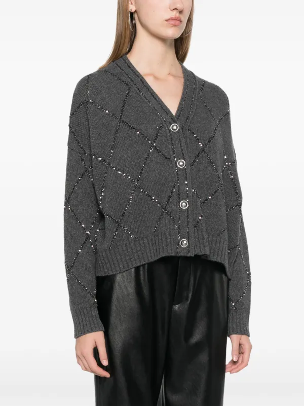 PRADA スパンコールカーディガン PRADA スパンコールカーディガン