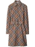 Burberry checked shirt dress - Brown