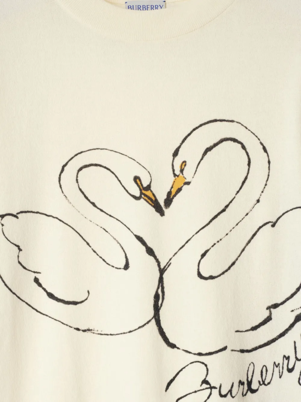Burberry Swan T-shirt - Beige