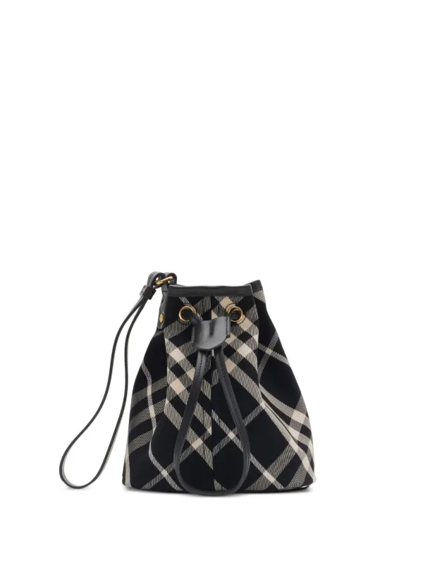 BURBERRY｜ ( Check Drawstring Pouch (8093916)) Check Drawstring Pouch​ in Sand - Women | Burberry® Official