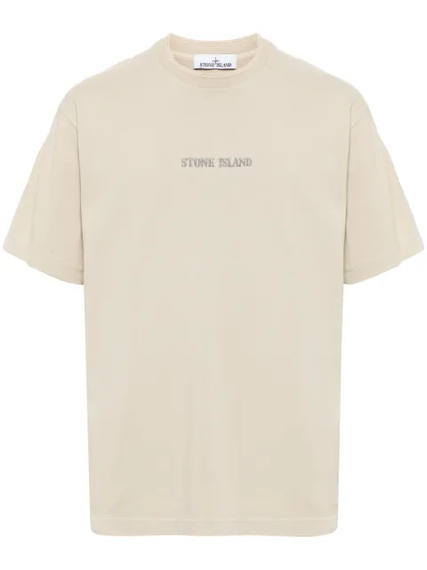 Stone Island playera con logo bordado