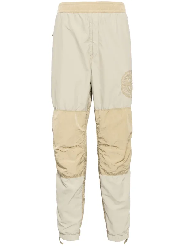 Stone Island logo-embroidered Track Pants Brown FARFETCH TR - Main Image