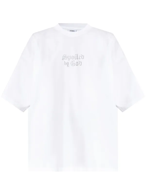 Tシャツ・カットソー VETEMENTS 'Spoiled By God' T-shirt VETEMENTS Spoiled By God T-shirt | White | FARFETCH