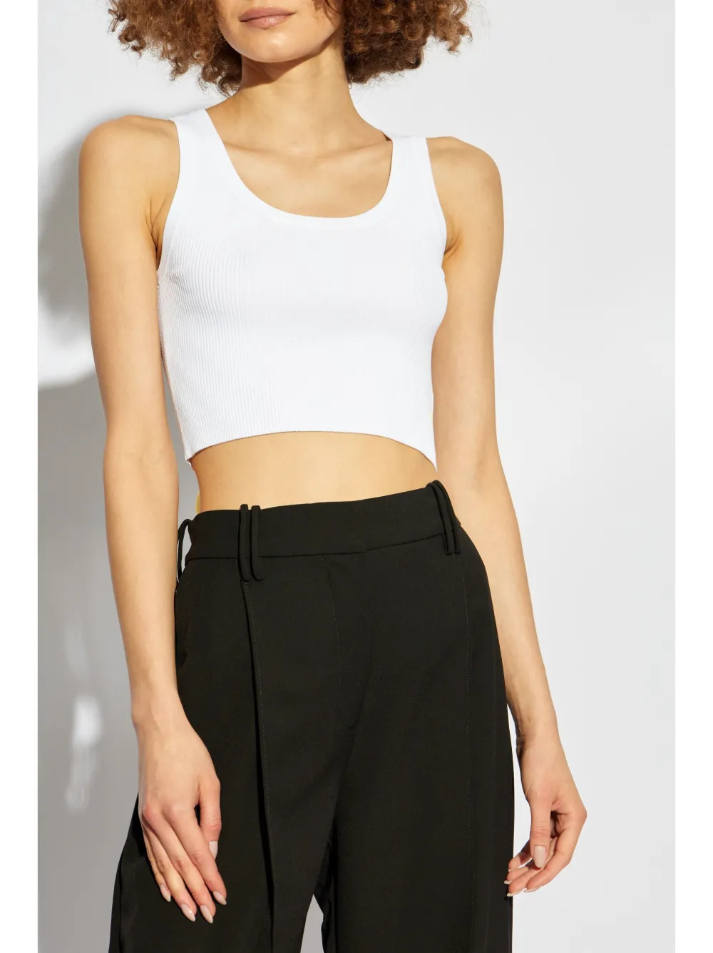 Michael Kors Cropped tanktop Wit