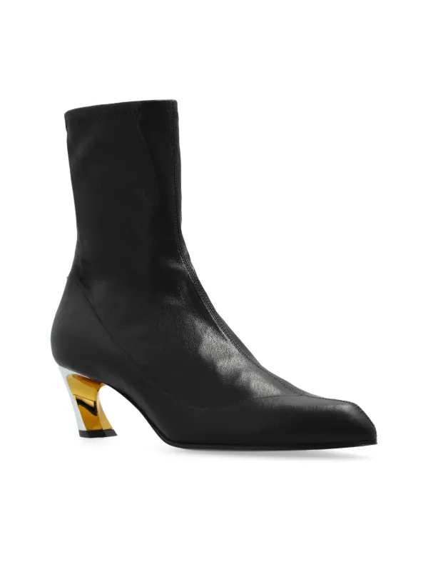 Alexander McQueen 55mm Armadillo Boots | Black | FARFETCH UK