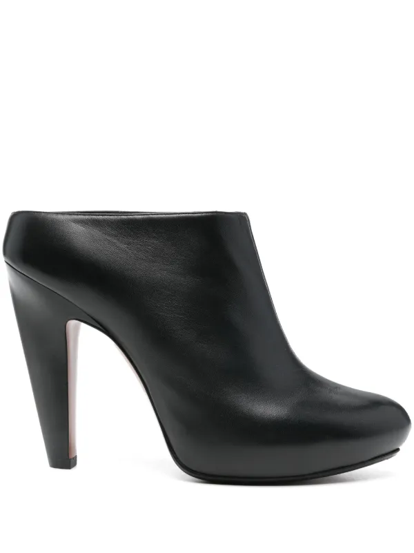 alexander mcqueen ミュール Alexander McQueen The Edge 120mm ミュール | ブラック