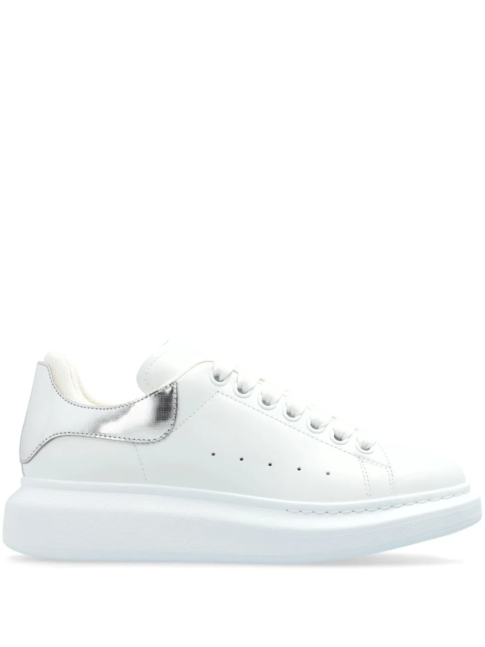 Alexander Mcqueen Alexander Mc Queen Oversized Leather Sneakers In White