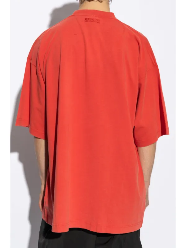 VETEMENTS A Little Bit Dramática T-shirt | Red | FARFETCH