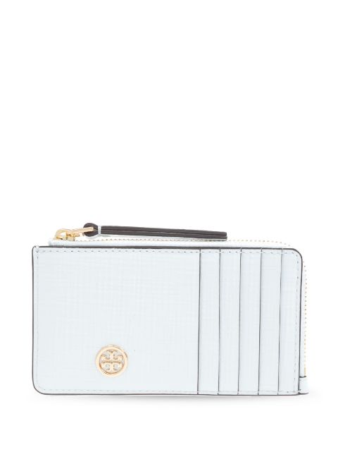 Tory Burch Robinson Crosshatched cardholder Women