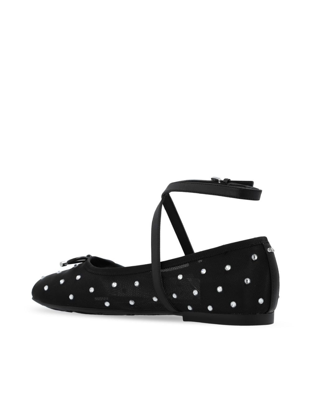 Shop Michael Michael Kors Collette Ballerinas In Black